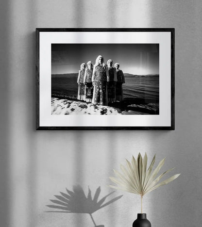 Black and White Photography Wall Art Greece | Costumes of Atalanti Lokris Phthiotis Greece by George Tatakis - single framed photo
