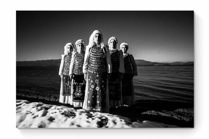 Black and White Photography Wall Art Greece | Costumes of Atalanti Lokris Phthiotis Greece by George Tatakis - whole photo