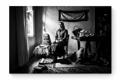 Black and White Photography Wall Art Greece | Costume of Divri Phthiotis Greece by George Tatakis - whole photo