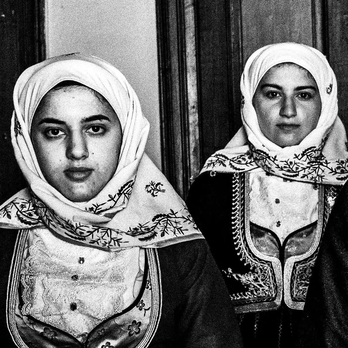 Black and White Photography Wall Art Greece | Costumes of Geraki in a traditional home Lakonia Peloponnese by George Tatakis - detailed view