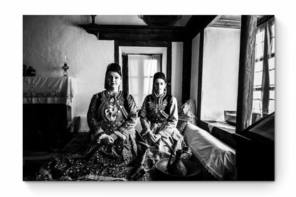 Black and White Photography Wall Art Greece | Urban costumes of Kastoria W. Macedonia by George Tatakis - whole photo