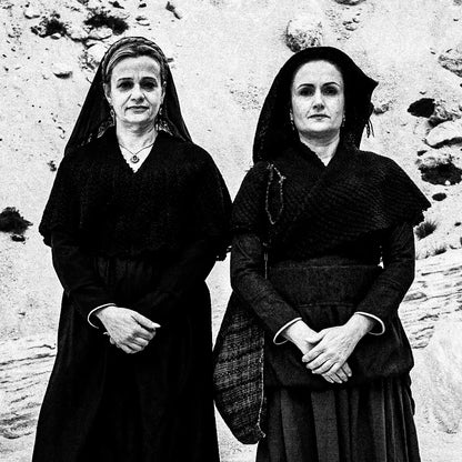 Black and White Photography Wall Art Greece | Costumes of Lefkada island Ionian Sea by George tatakis - detailed view