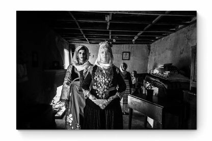 Black and White Photography Wall Art Greece | Costume of Megara Attica by George Tatakis - whole photo