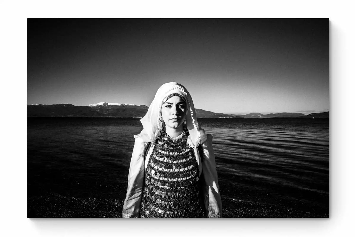 Black and White Photography Wall Art Greece | Costume of Atalanti Lokris Phthiotis Greece by George Tatakis - whole photo
