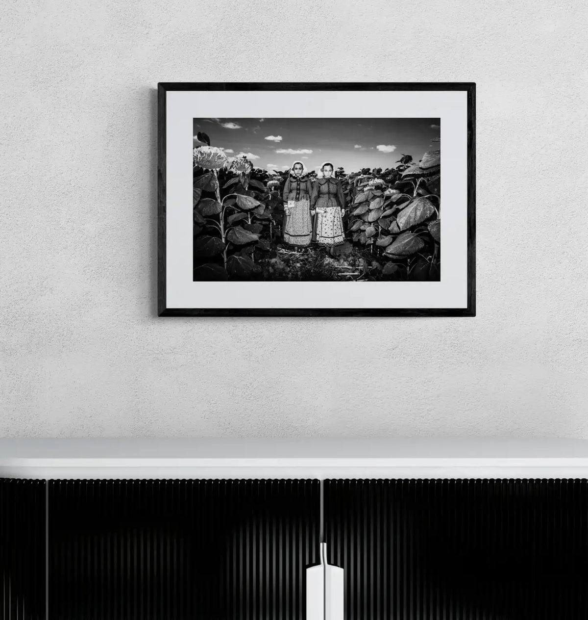Black and White Photography Wall Art Greece | Costume of Vyssa Thrace by George Tatakis - single framed photo