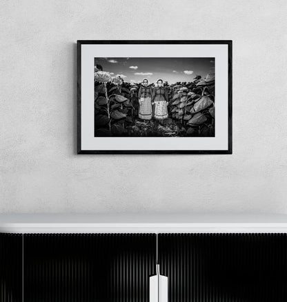 Black and White Photography Wall Art Greece | Costume of Vyssa Thrace by George Tatakis - single framed photo