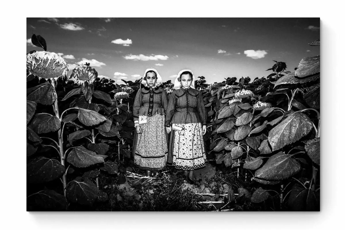 Black and White Photography Wall Art Greece | Costume of Vyssa Thrace by George Tatakis - whole photo