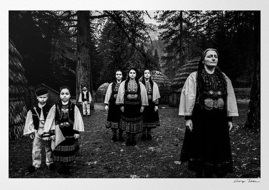 Sarakatsani, Gyftokampos, Epirus, Greece | In the Forest | Black-and-White Wall Art Photography