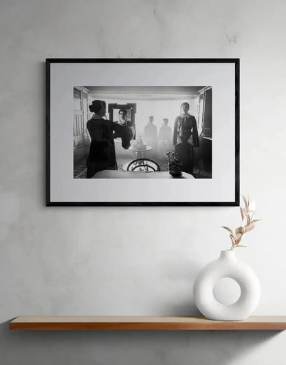 Ioannina, Epirus, Greece | Mirror in Mansion | Black-and-White Wall Art Photography - single print framed