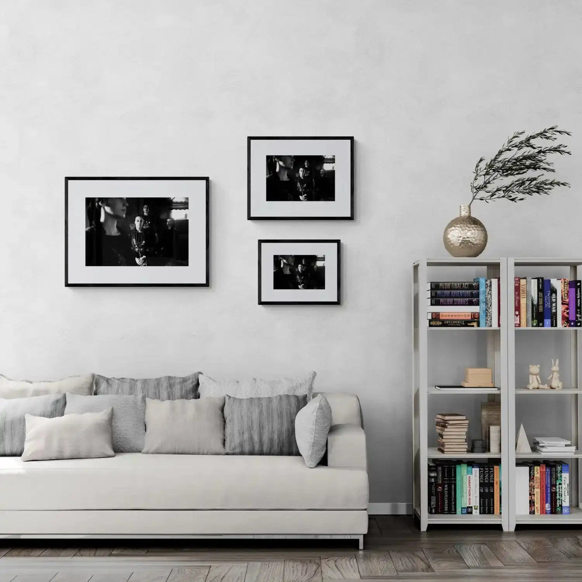 Kerasovo, Konitsa, Epirus, Greece | Four Ladies | Black-and-White Wall Art Photography - framing options