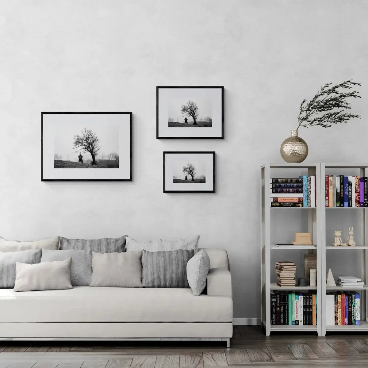 Kerasovo, Konitsa, Epirus, Greece | A Single Tree | Black-and-White Wall Art Photography - framing options