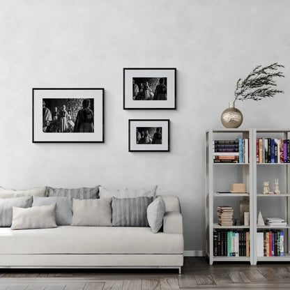 Paleopyrgos, Pogoni, Epirus, Greece | Costumes in Warehouse | Black-and-White Wall Art Photography - framing options
