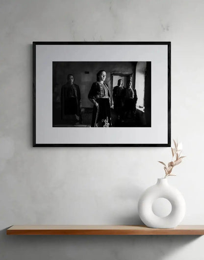 Filiates, Thesprotia, Epirus, Greece | Dresses in a House | Black-and-White Wall Art Photography - single print framed