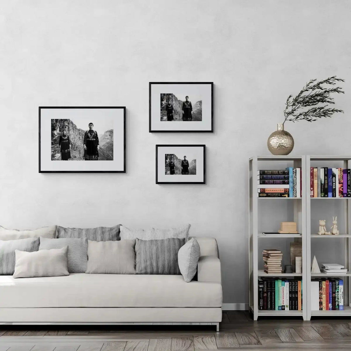 Zagori, Epirus, Greece | Costumes at Vikos Gorge | Black-and-White Wall Art Photography - framing options