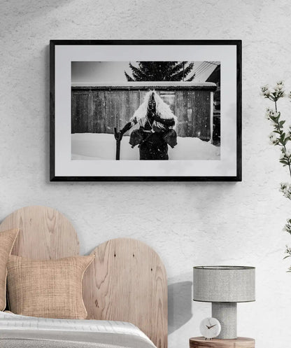 Black and White Photography Wall Art Greece | Arapides in Volax Drama by George Tatakis - single framed photo