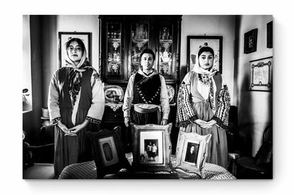 Black and White Photography Wall Art Greece | Costumes of Nisyros Dodecanese Greece by George Tatakis - whole photo