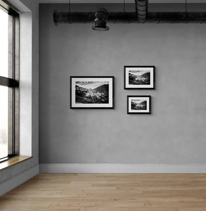 Black and White Photography Wall Art Greece | The village of Olympos Karpathos Dodecanese by George Tatakis - framing options