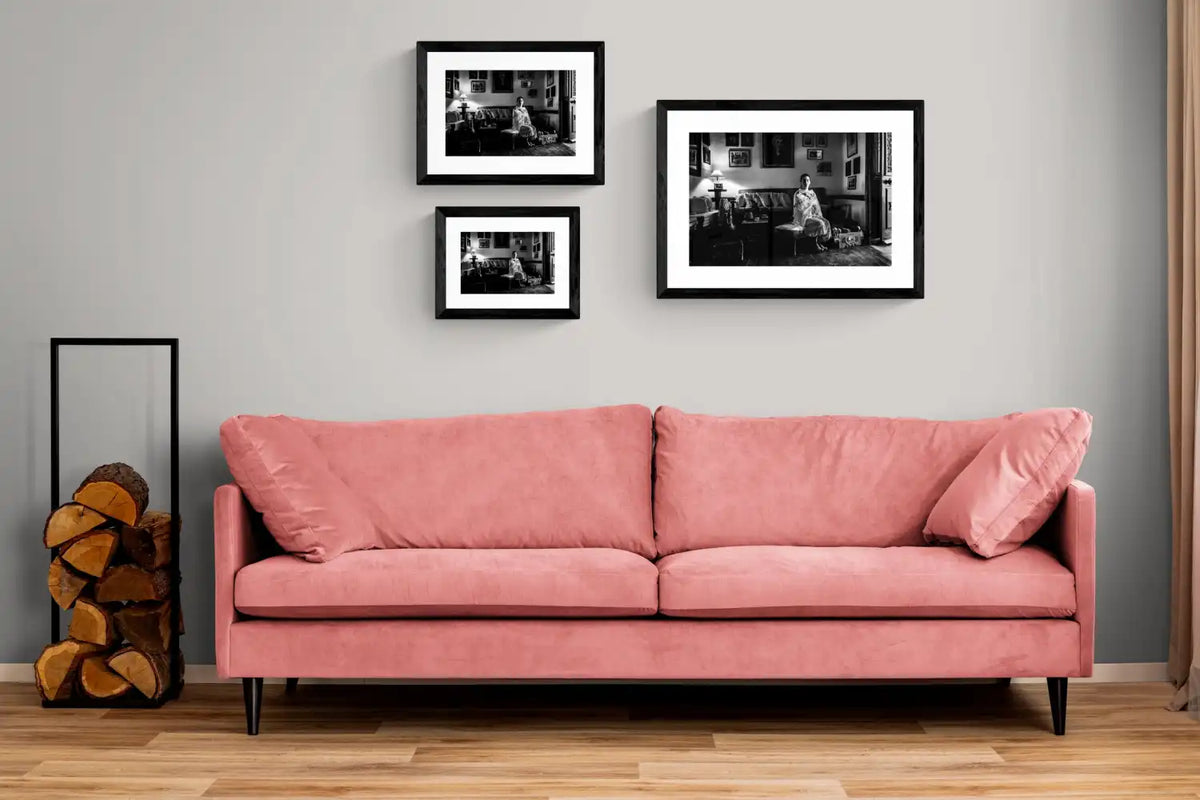 Black and White Photography Wall Art Greece | Costume of Kastellorizon island in a traditional local house Dodecanese Greece by George Tatakis - framing options