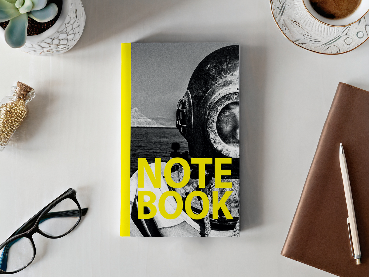 Black and White Notebooks & Notepads By George Tatakis | Greece | George Tatakis’ Journal Notebook - 120 page