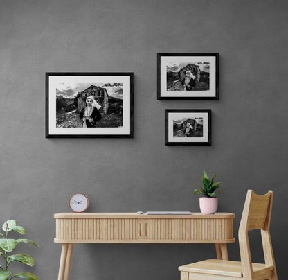 Black and White Photography Wall Art Greece | Costume of northern Corfu island in Palaea Perithea Ionian Sea by George Tatakis - framing options