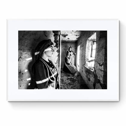 Black and White Photography Wall Art Greece | Limited Edition numbered signed. Rural costumes of Kastoria W. Macedonia