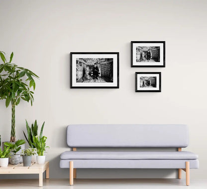Black and White Photography Wall Art Greece | Traditional costumes of Afantou in a local house Rhodes by George Tatakis - framing options