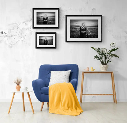 Black and White Photography Wall Art Greece | Bride in Vyssa Thrace by George Tatakis - framing options