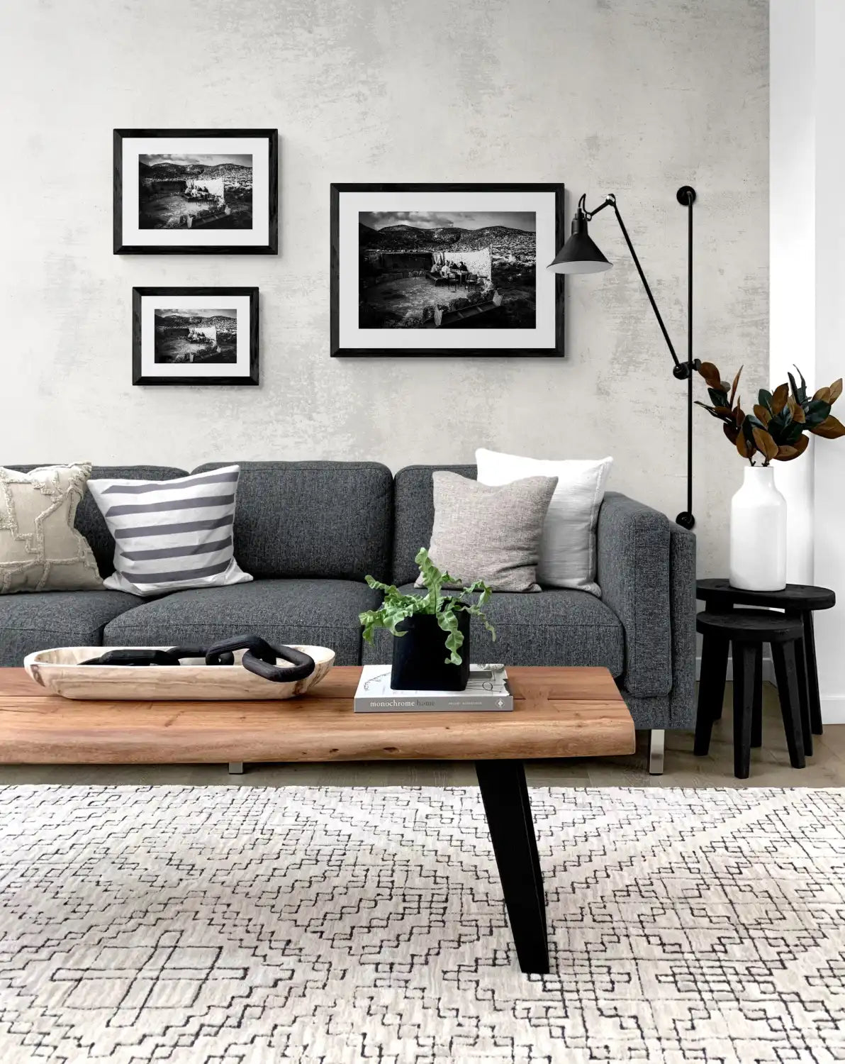 Black and White Photography Wall Art Greece | Dawn on Saria island after celebration of St. Zacharias Olympos Karpathos Dodecanese by George Tatakis - framing options