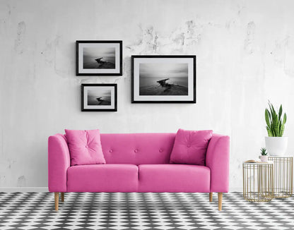 Black and White Photography Wall Art Greece | Diafani port Olympos Karpathos Dodecanese by George Tatakis - framing options