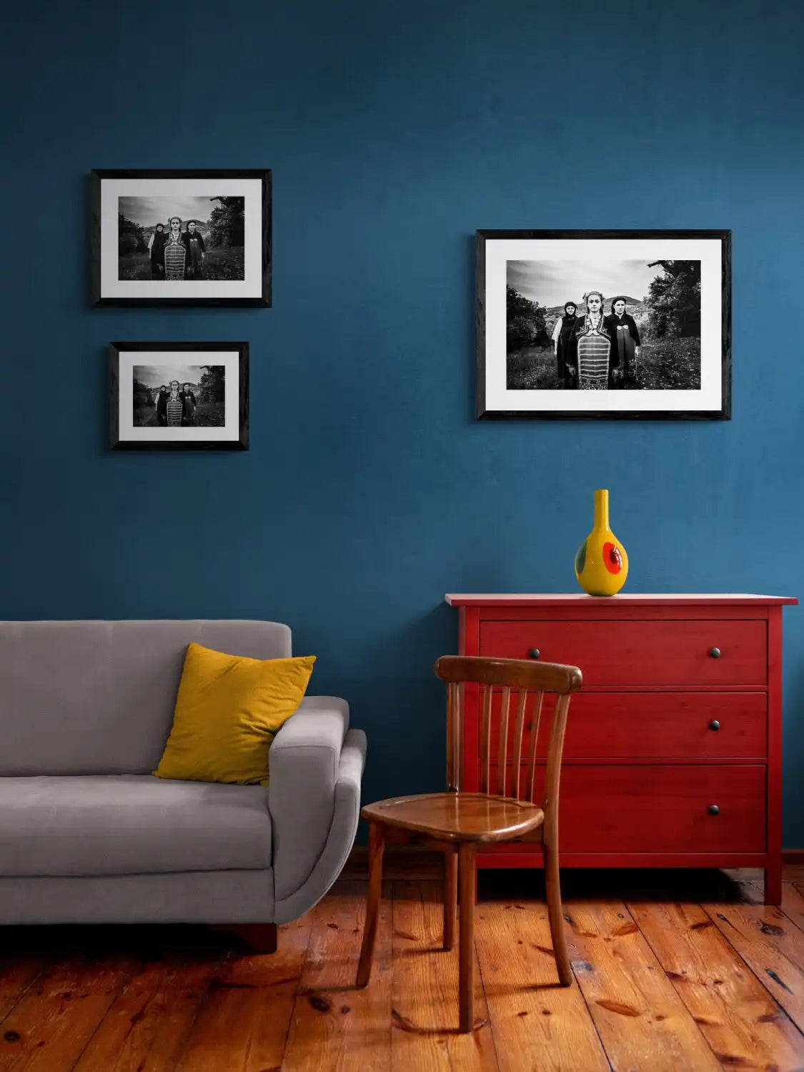 Black and White Photography Wall Art Greece | Costumes of Kostelides Palatitsia Imathia Macedonia by George Tatakis - framing options