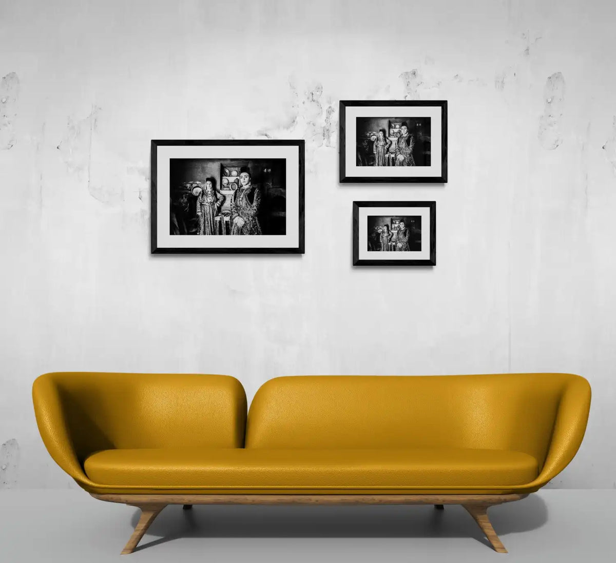 Black and White Photography Wall Art Greece | Urban costumes of Kastoria W. Macedonia by George Tatakis - framing options