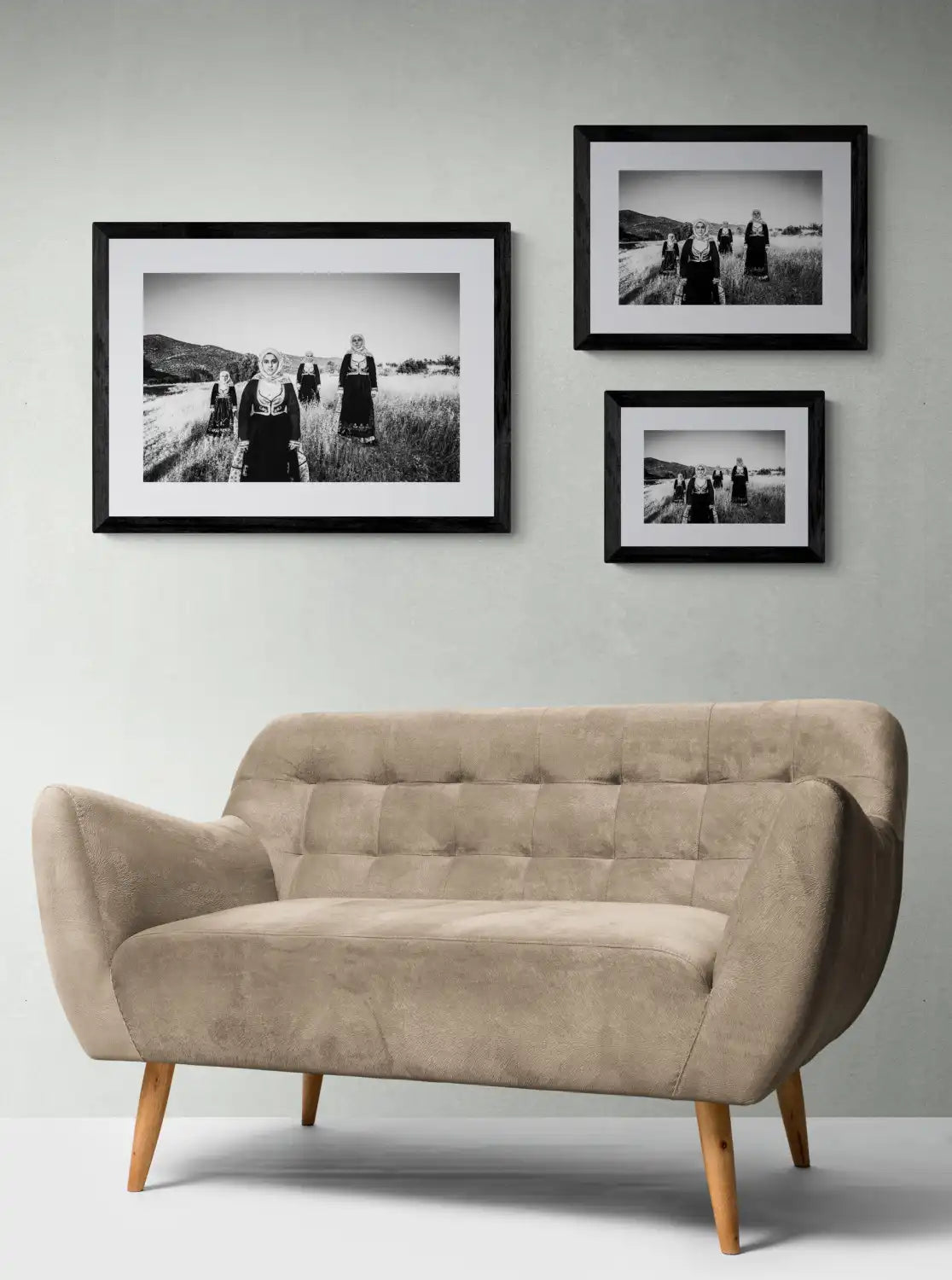 Black and White Photography Wall Art Greece | Costumes of Geraki in Lakonia Peloponnese by George Tatakis - framing options