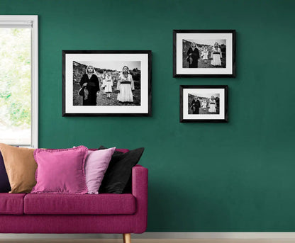 Black and White Photography Wall Art Greece | Costumes of Tilos island at an old local village Dodecanese Greece by George Tatakis - framing options