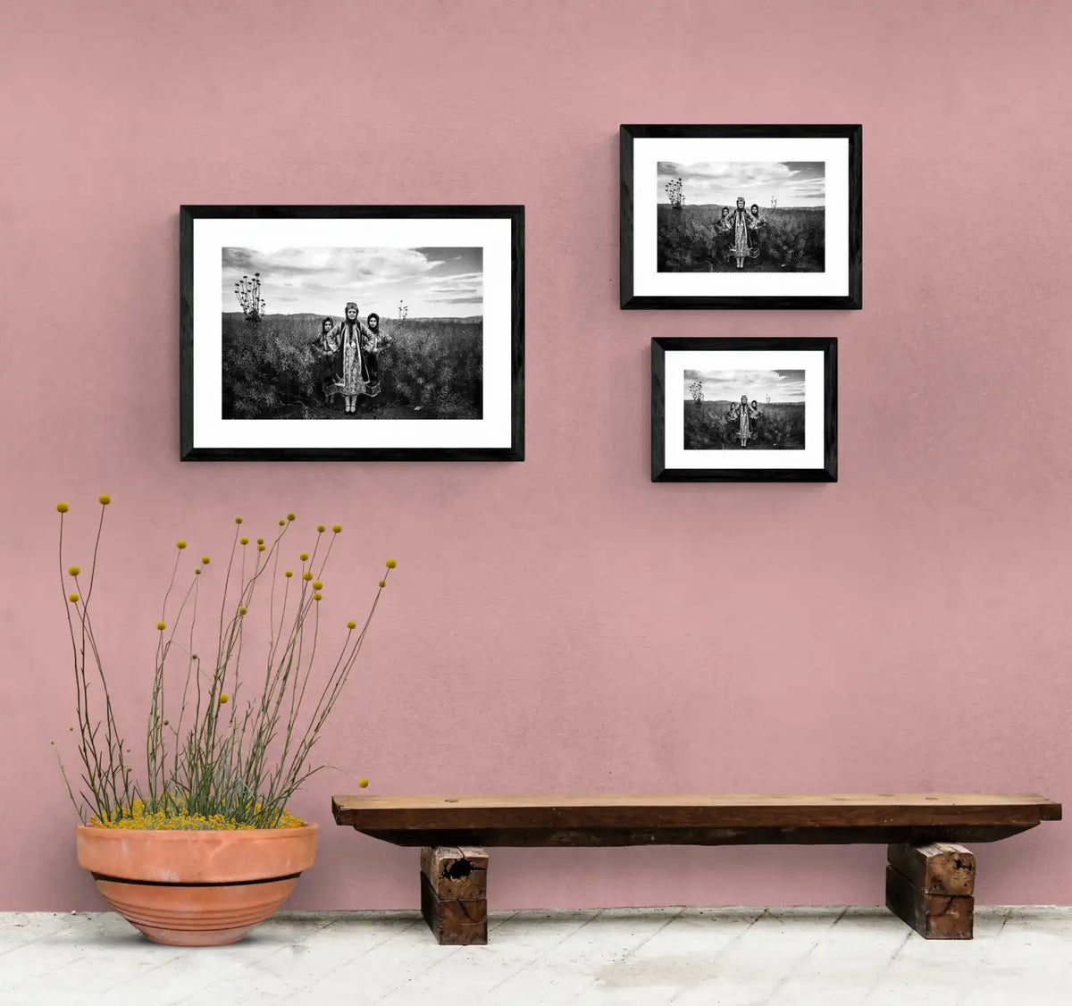 Black and White Photography Wall Art Greece | Stefanovikio dresses Thessaly by George Tatakis - framing options