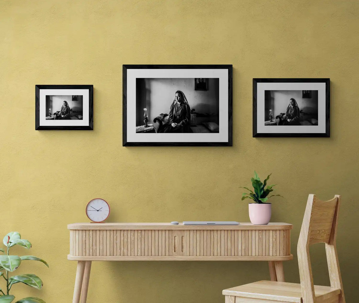 Black and White Photography Wall Art Greece | Costume of Platanos in a traditional local house Nafpaktos Aetoloacarnanea Greece by George Tatakis - framing options