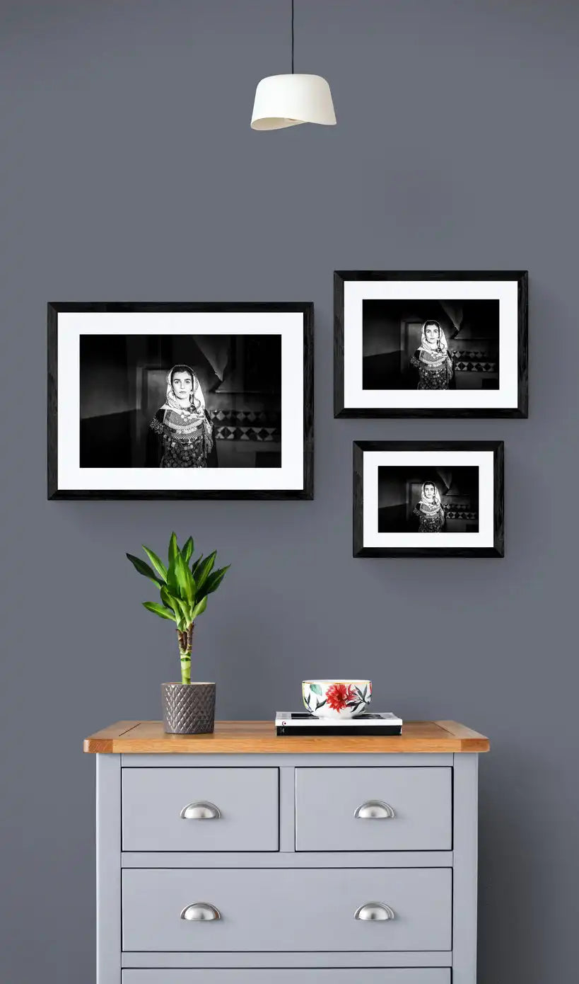 Black and White Photography Wall Art Greece | Engagement costume of Salamina Attica by George Tatakis - framing options