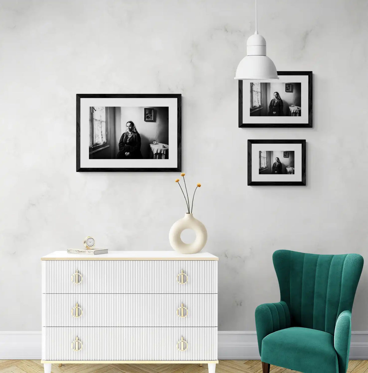 Black and White Photography Wall Art Greece | Costume of Platanos in a traditional local house Nafpaktos Aetoloacarnanea Greece by George Tatakis - framing options