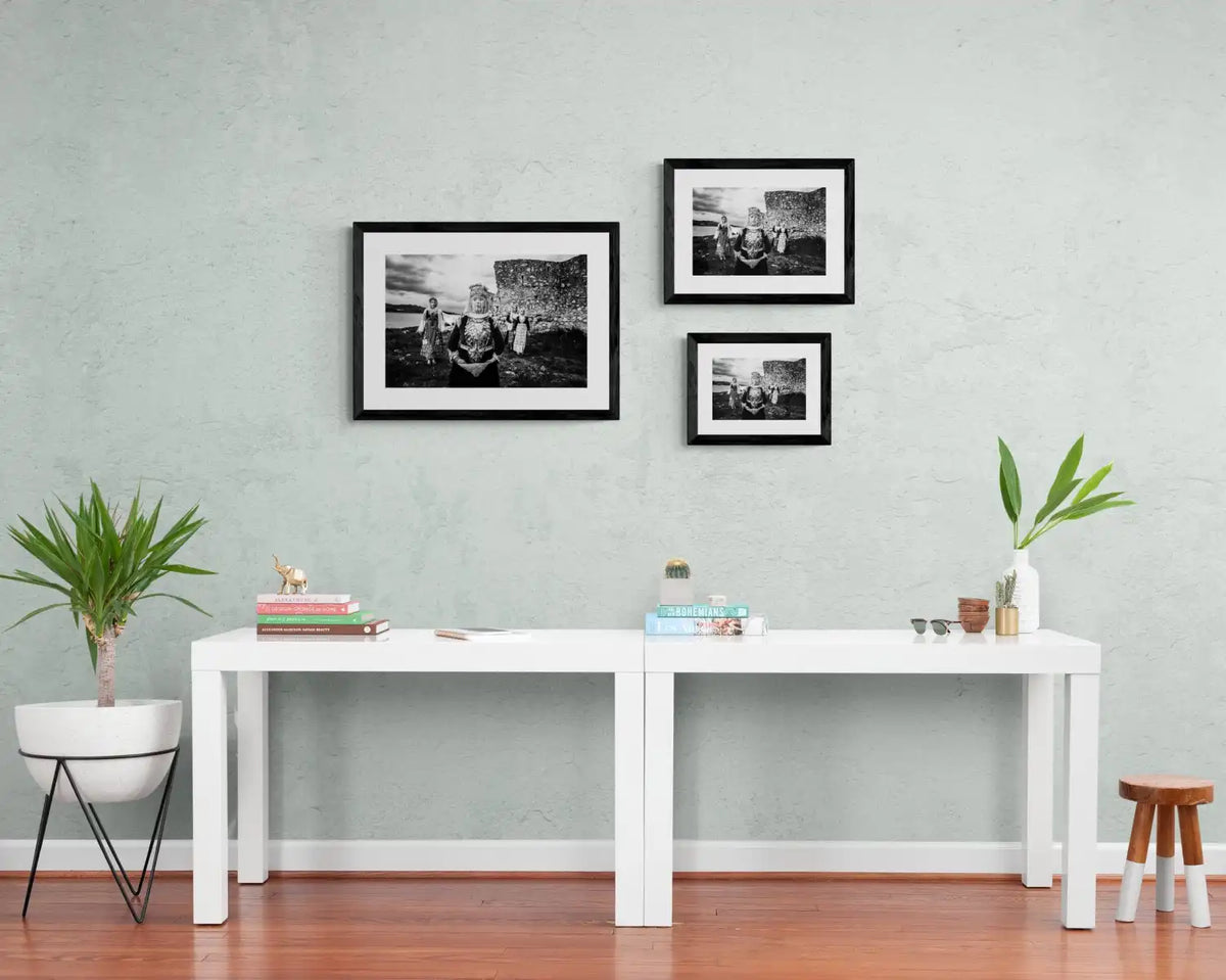 Black and White Photography Wall Art Greece | Costume of Megara Attica by George Tatakis - framing options