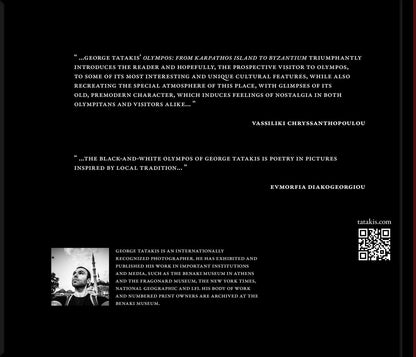 Black and White Coffee Table Photo Book By George Tatakis | Greece | Olympos - From Karpathos island to Byzantium | Worldwide Shipping