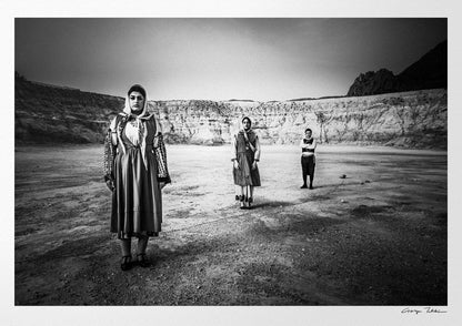 Black and White Photography Wall Art Greece | Costumes of Nisyros in the volcano Dodecanese Greece by George Tatakis