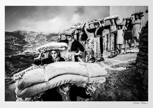 Black and White Photography Wall Art Greece | Dowry in Olympos Karpathos Dodecanese by George Tatakis