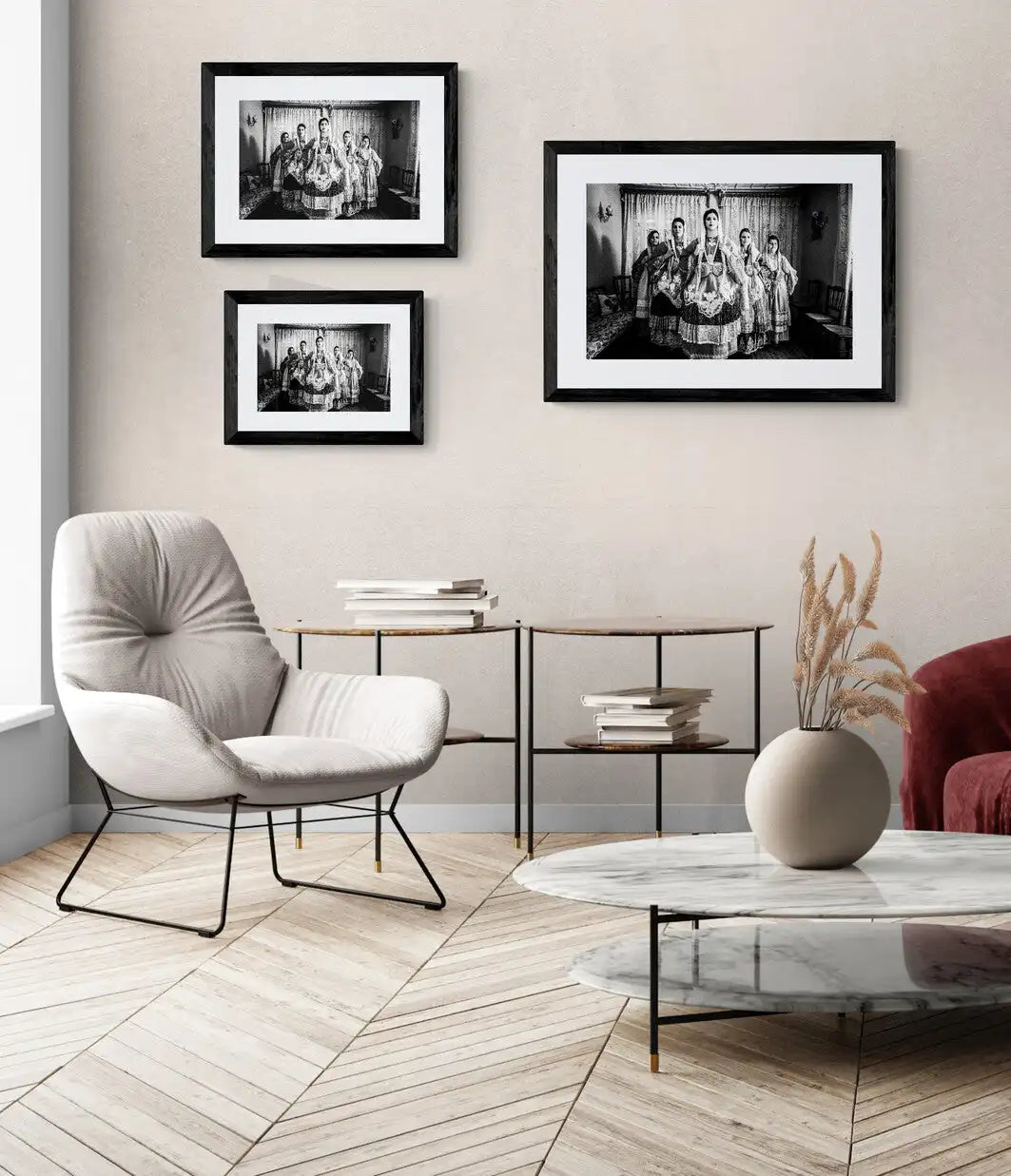 Black and White Photography Wall Art Greece | Trikeri traditional costumes S. Pelion Thessaly by George Tatakis - framing options