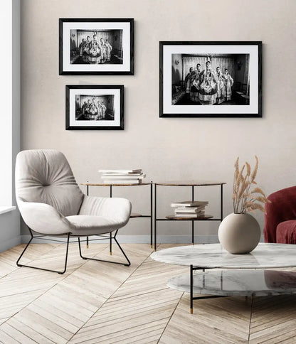 Black and White Photography Wall Art Greece | Trikeri traditional costumes S. Pelion Thessaly by George Tatakis - framing options