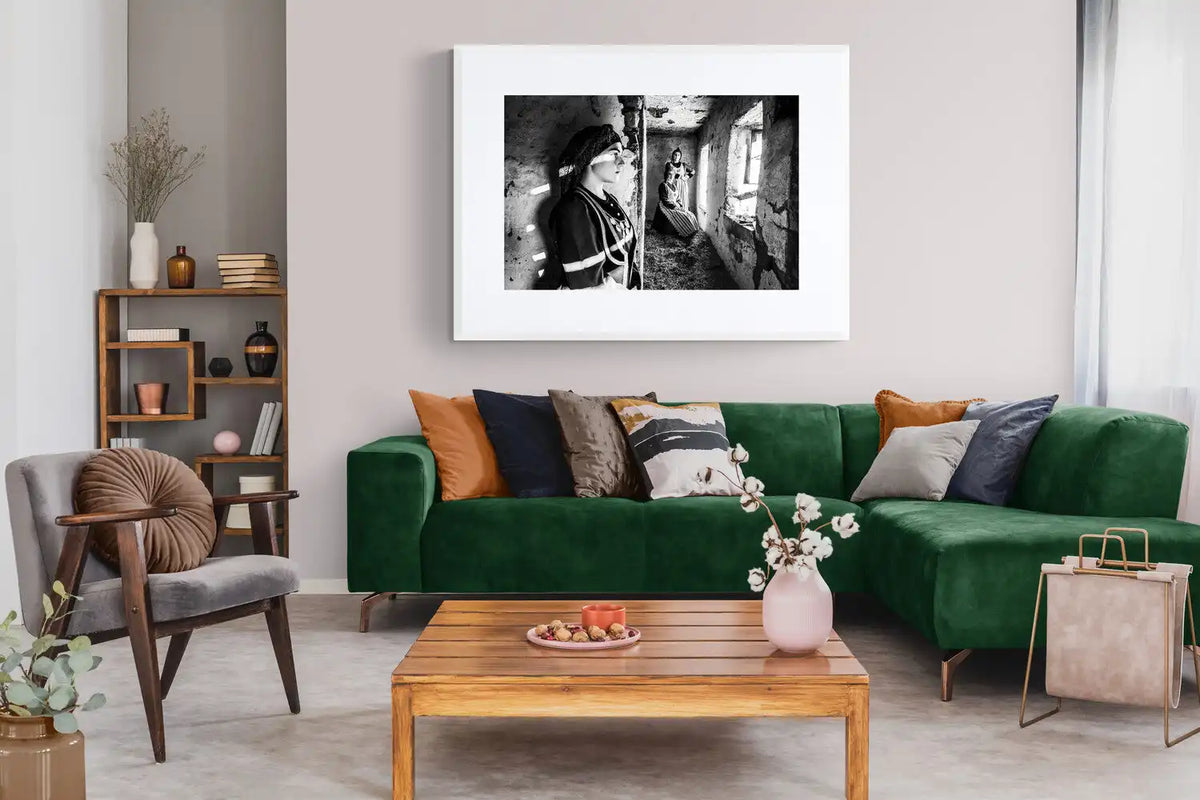 Black and White Photography Wall Art Greece | Limited Edition numbered signed. Rural costumes of Kastoria W. Macedonia