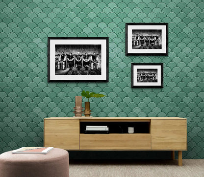 Black and White Photography Wall Art Greece | Costumes of Prespes at a local church W. Macedonia by George Tatakis - framing options