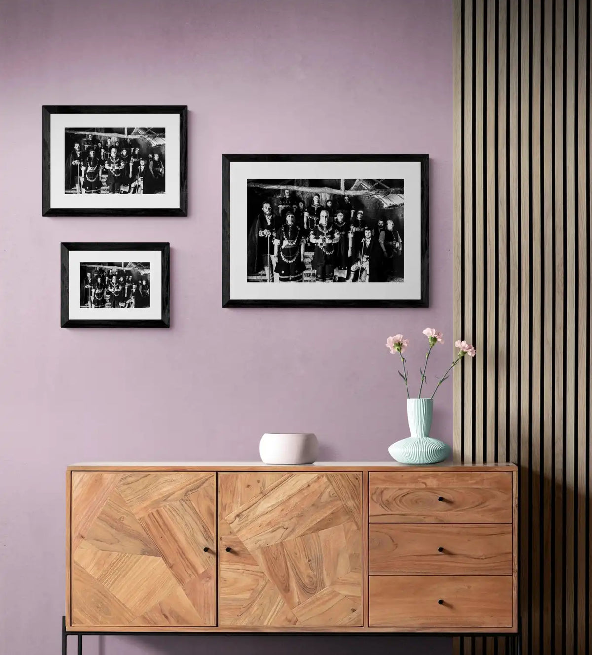 Black and White Photography Wall Art Greece | Costumes of Prespes at a local barn W. Macedonia by George Tatakis - framing options