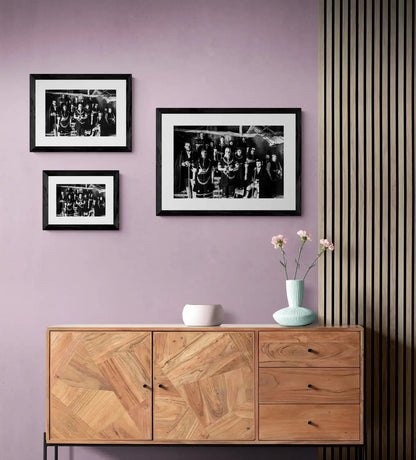 Black and White Photography Wall Art Greece | Costumes of Prespes at a local barn W. Macedonia by George Tatakis - framing options